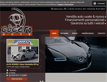 Tablet Screenshot of ciceroauto.it